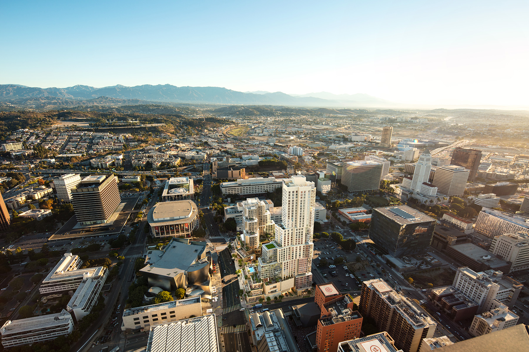 DTLA Sunrise Over The Grand