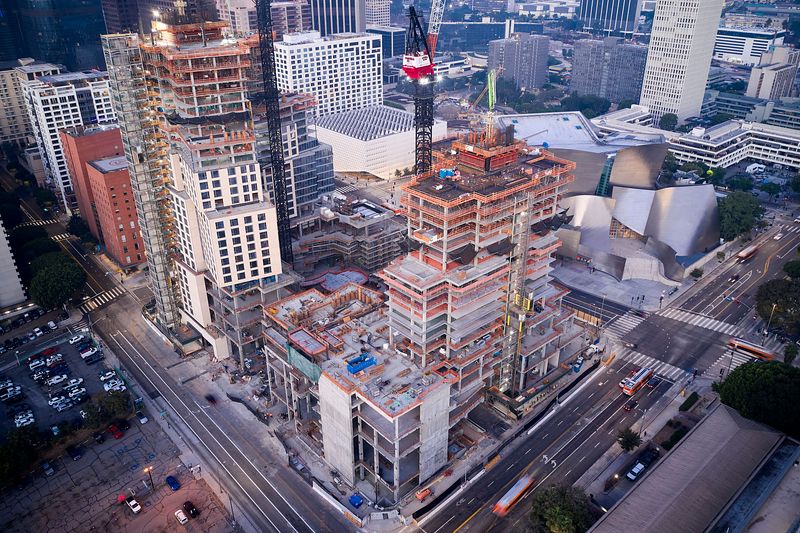 Photo of The Grand under construction on 10.16.2020