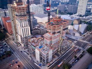 Photo of The Grand under construction on 10.16.2020